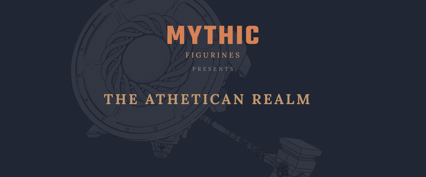 mythic figurines athetican realm banner